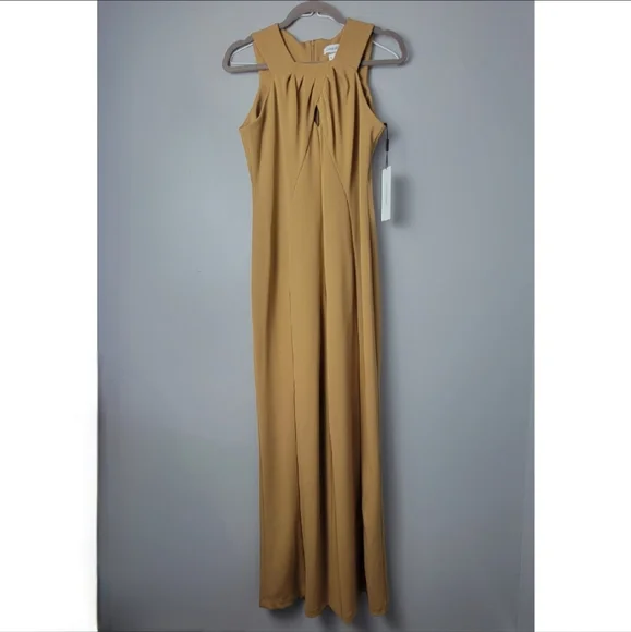 strapless open back dress Berylove Women Dark Green Wedding Guest Dress Satin Mermaid Halter Maxi  Dress